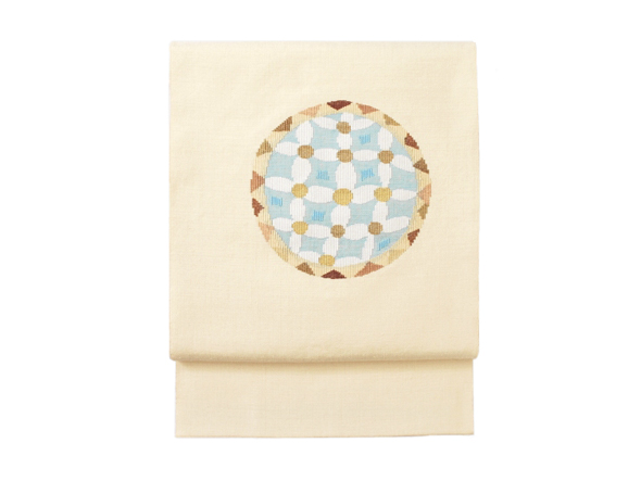 洛風林 八寸帯 壁画文 洛風林 九寸織名古屋帯（