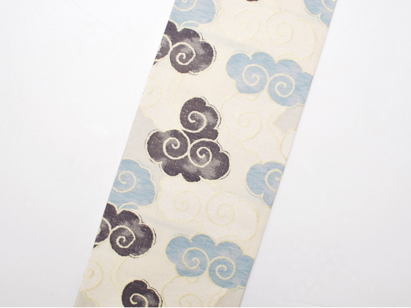 洛風林 袋帯(淡胡粉色・雲流文) | 商品紹介 | 染と織たかはし