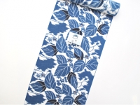 竺仙 綿紅梅浴衣(桔梗に霞・青蘭色) | 商品紹介 | 染と織たかはし