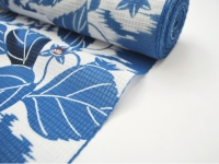 竺仙 綿紅梅浴衣(桔梗に霞・青蘭色) | 商品紹介 | 染と織たかはし