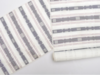 美術工芸啓 九寸名古屋帯(縞熨斗目・淡胡粉色) | 商品紹介 | 染と織